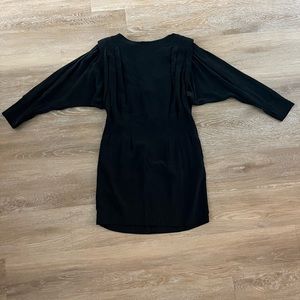Merritt Charles - Suede black long sleeve mini dress - never worn!